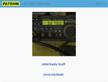 Tablet Screenshot of pa7rhm.nl